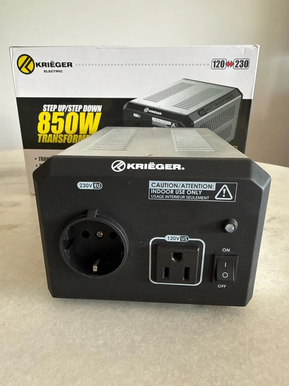  Transformador de tensão Kriëger ULT850 watts - Foto 2