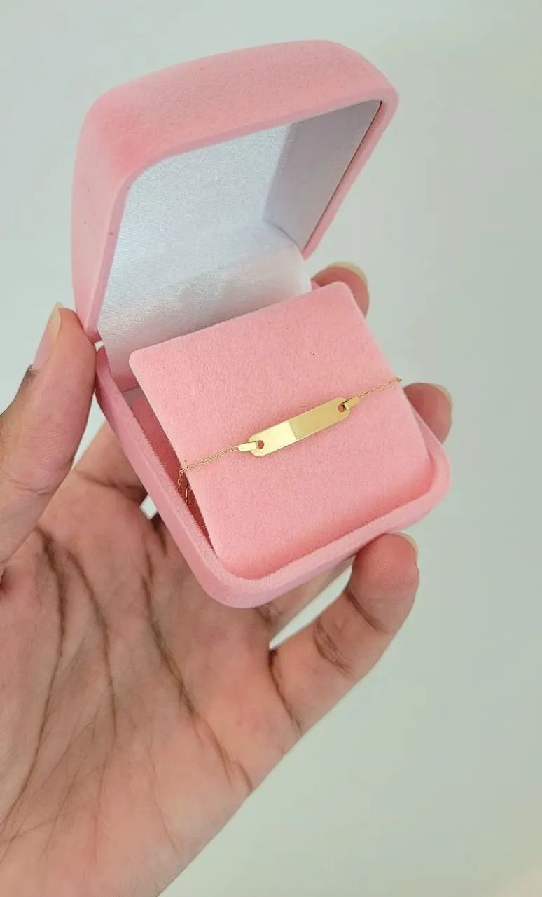 DESCONTO! Pulseira Infantil Ouro 18k  - Foto 2