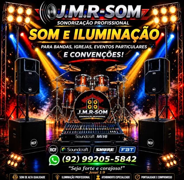 Sonorização completa e profissional 