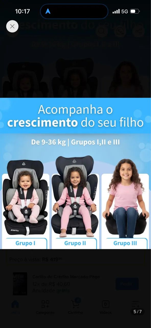 Cadeirinha de bebê  - Foto 2