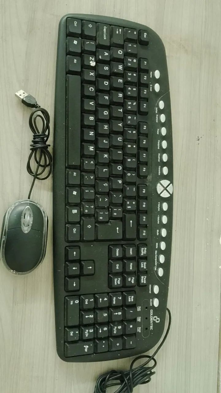 teclado e mouse 