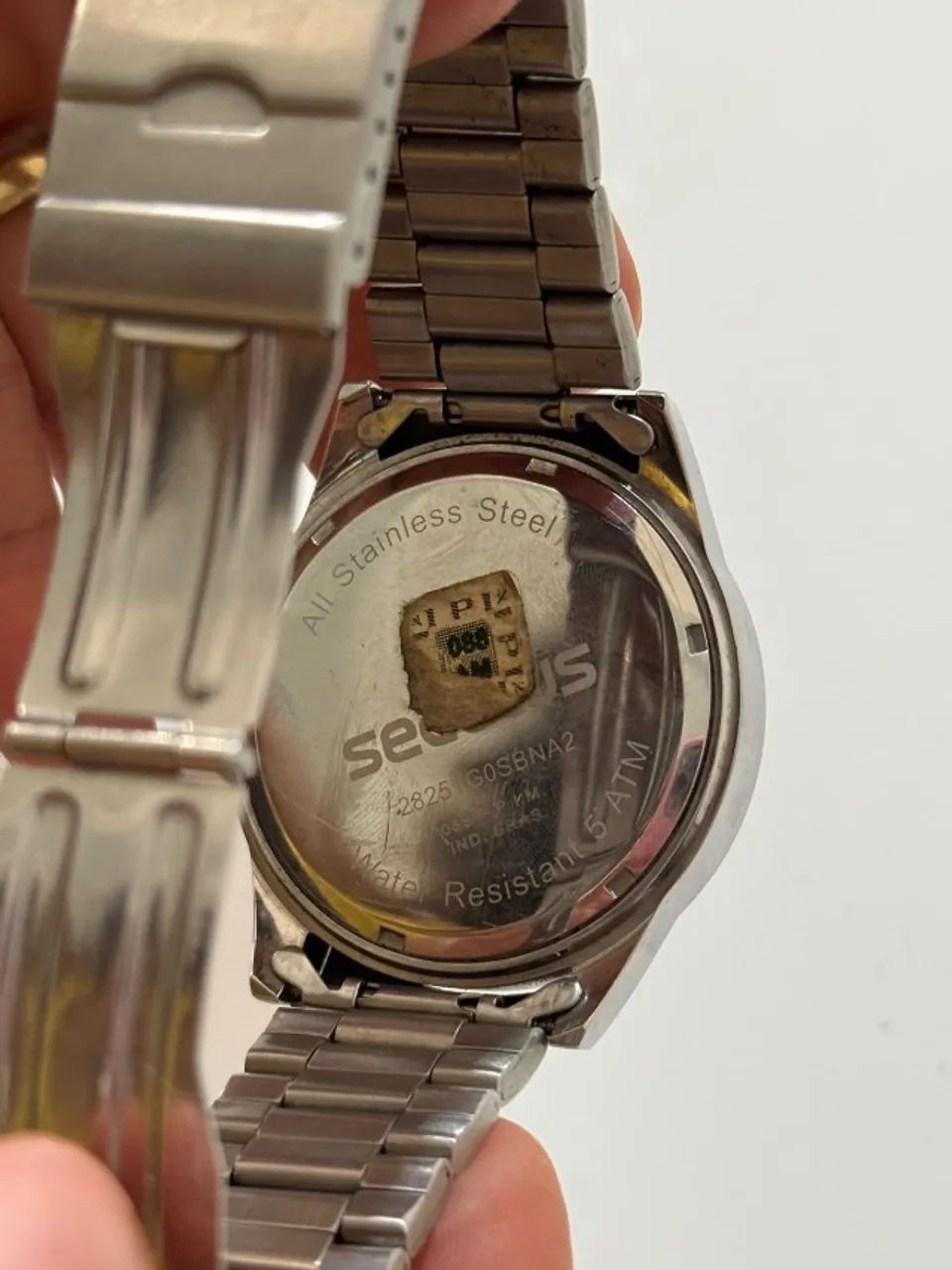 Relógio Seculus prata original. Sem garantia e sem bateria. Necessita bateria nova. - Foto 4