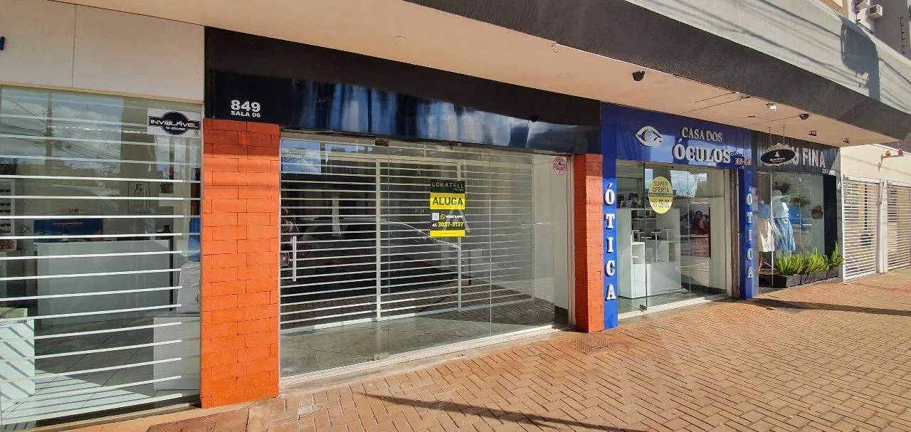 Sala comercial no Centro para locação em Cascavel Pr