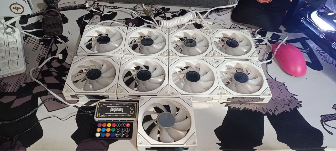 9 Fans Prism + Controladora