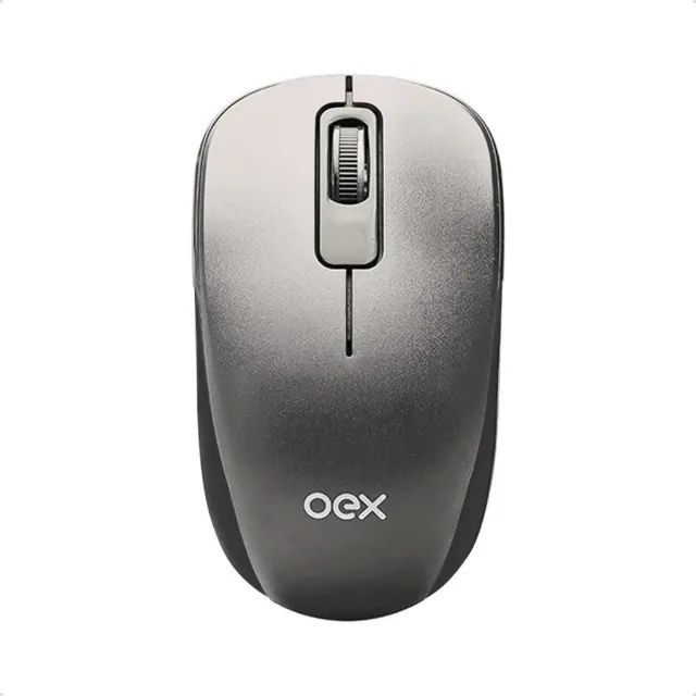 Combo Teclado e Mouse Wireless  Oex Pop+ Tm410, ABNT2, 1600DPI, Cinza 12x 9,42 - Foto 2