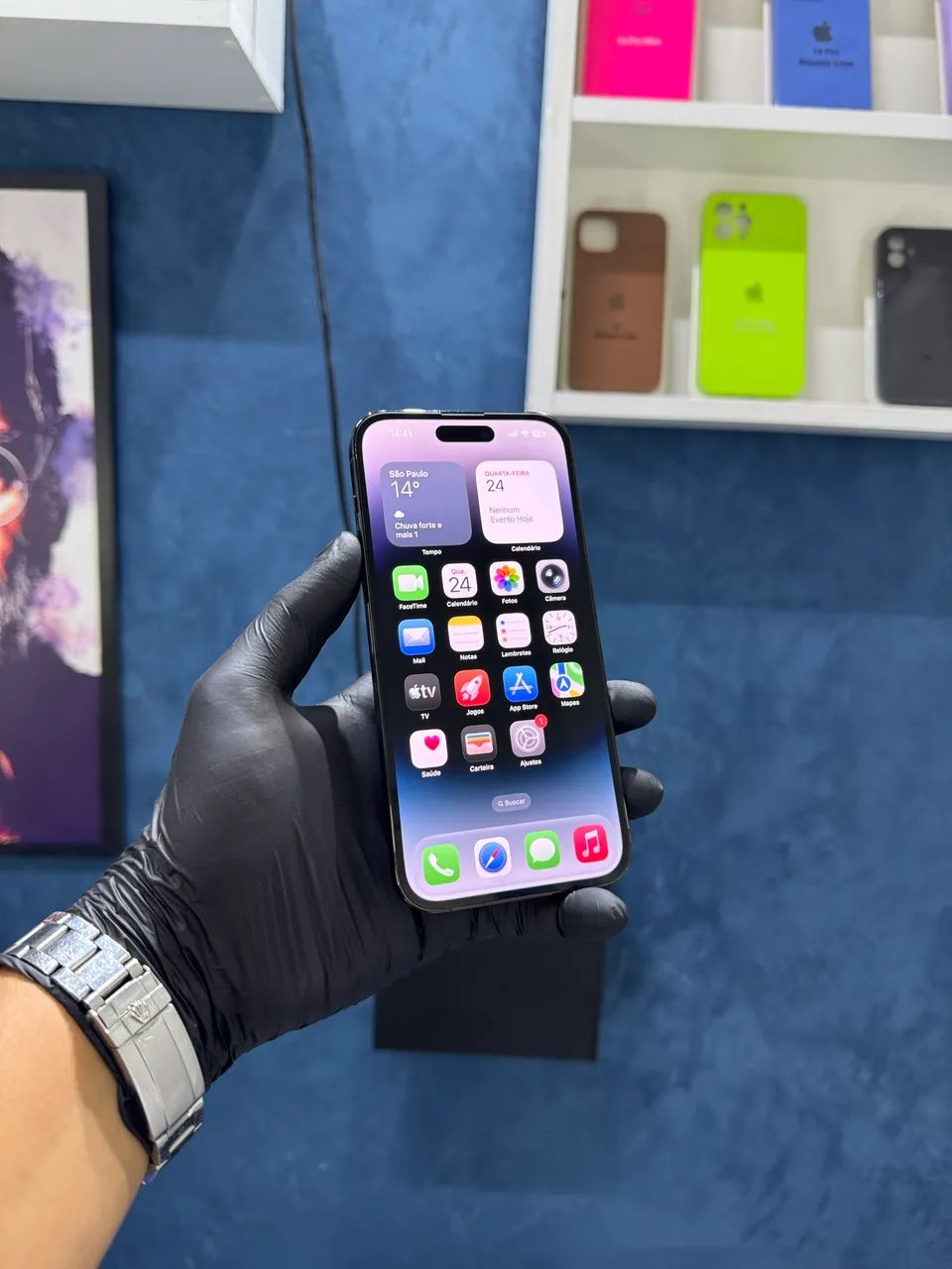 IPHONE 14 PRO MAX 256GB PRETO - Foto 4