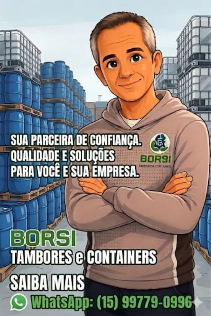 300 Litros Tambor Plástico Container IBC Bombona Tonel Caixa  - Foto 4