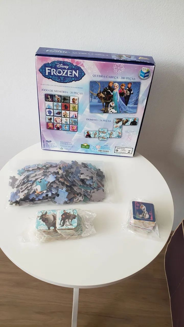 Quebra cabeça Disney Frozen - Super Kit - Foto 3