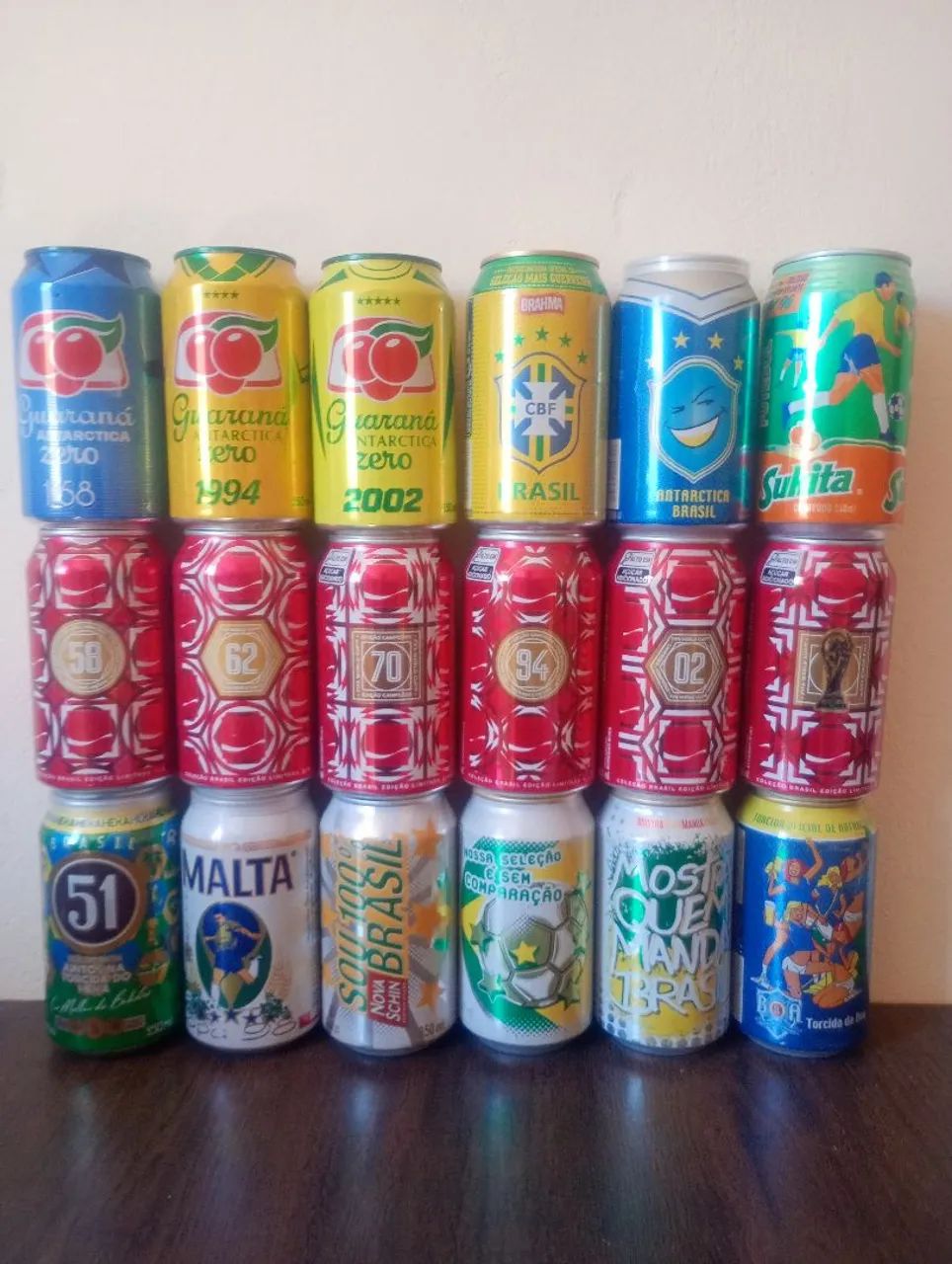 Lote Garrafas e Latas Colecionáveis 