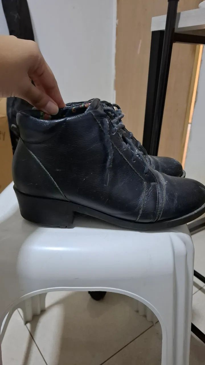 Bota de Couro n° 35