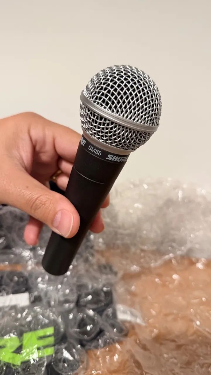 Microfone Shure SM58 - Novo - Foto 4