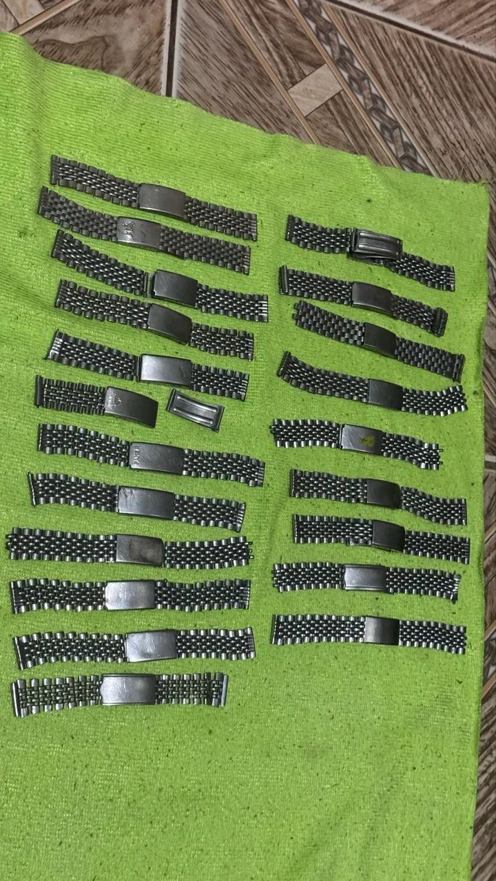 lote pulseiras grão de arroz seiko
