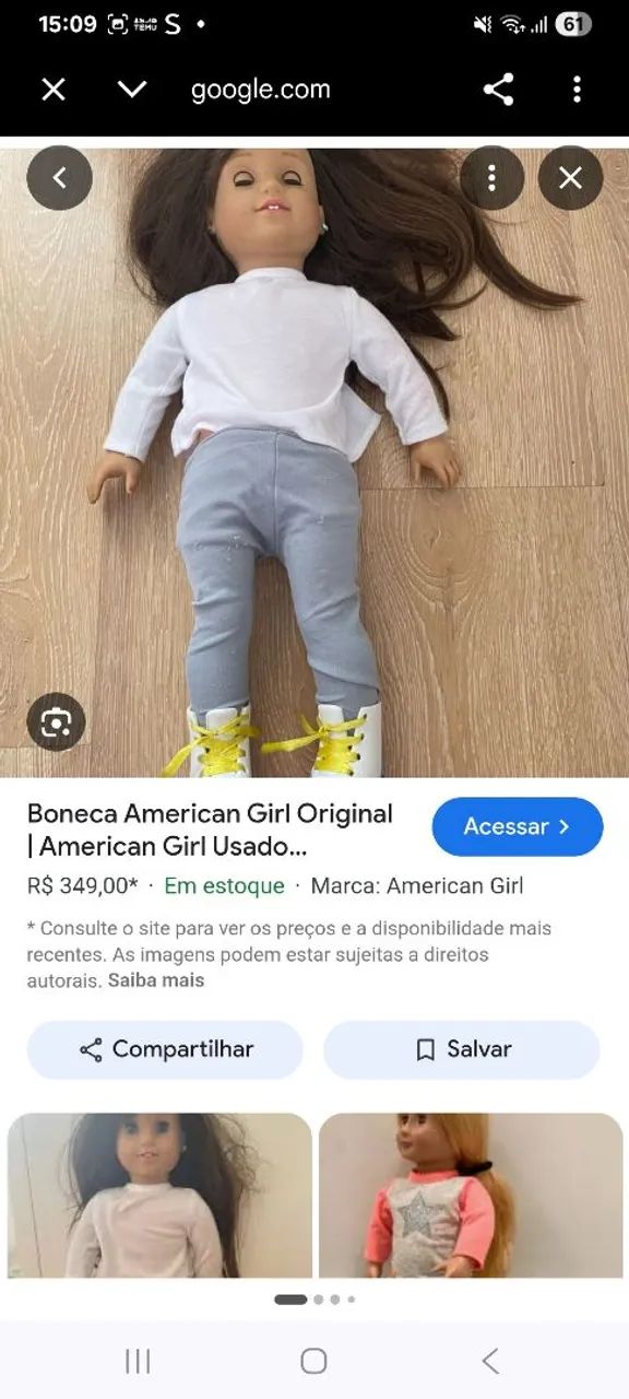 Boneca america Gil original ginástica  - Foto 5
