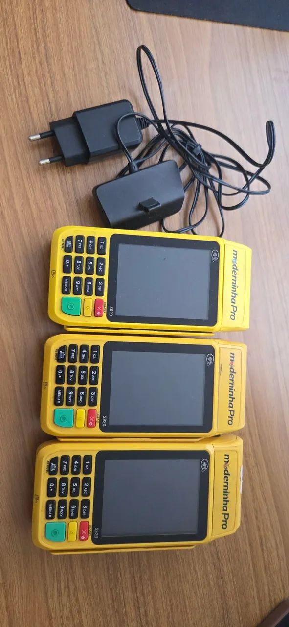 3 Máquinas de Cartão Moderninha Pro