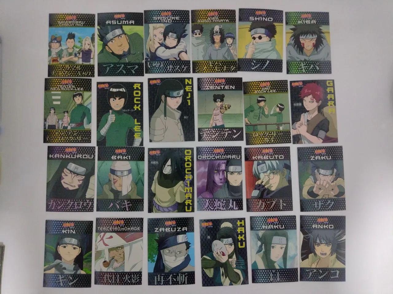 Lote 57 Cards Panini Naruto Ninja Ranks Coleção Antiga - Hobbies e