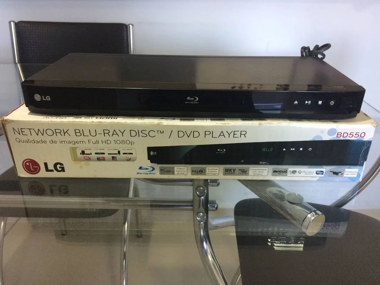 Blu-ray DVD Player LG BD550 - Foto 3