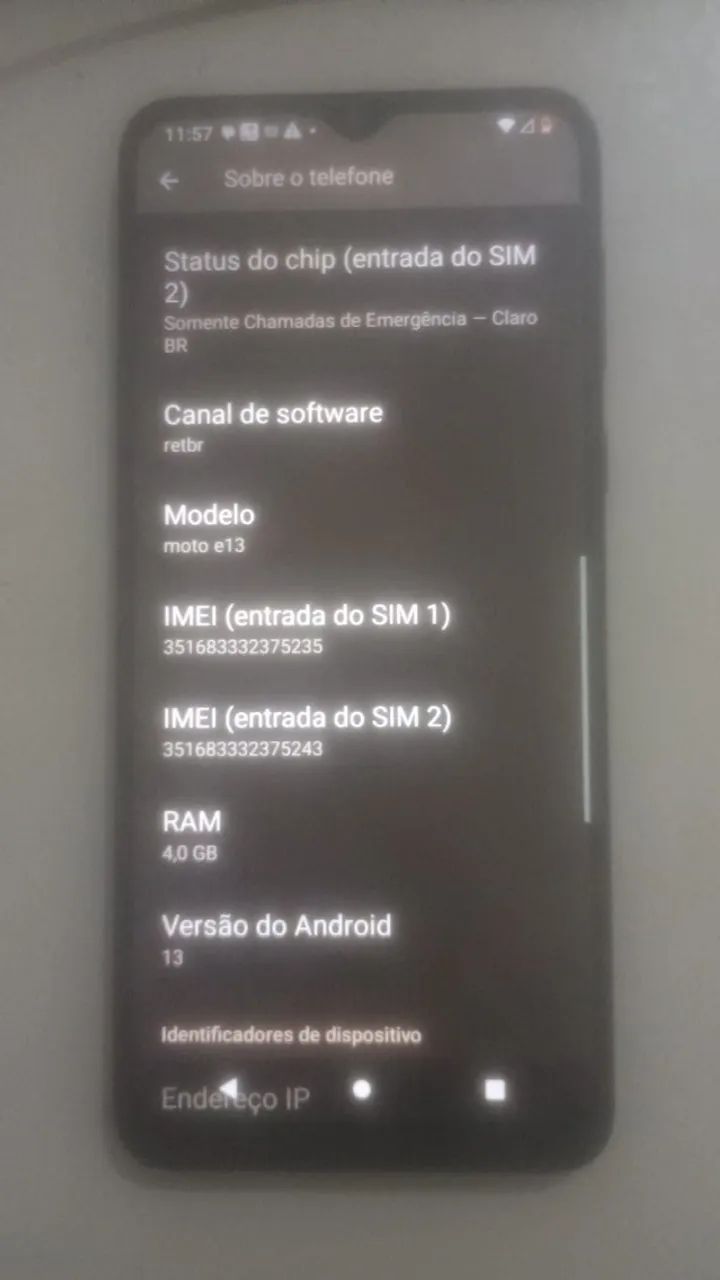 CELULAR NOTOROLA E 3 VENDO