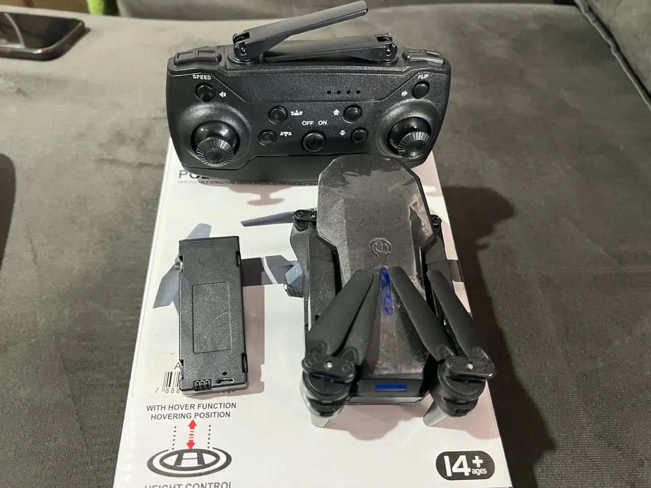 Drone E88 (novo, lacrado) - Foto 3