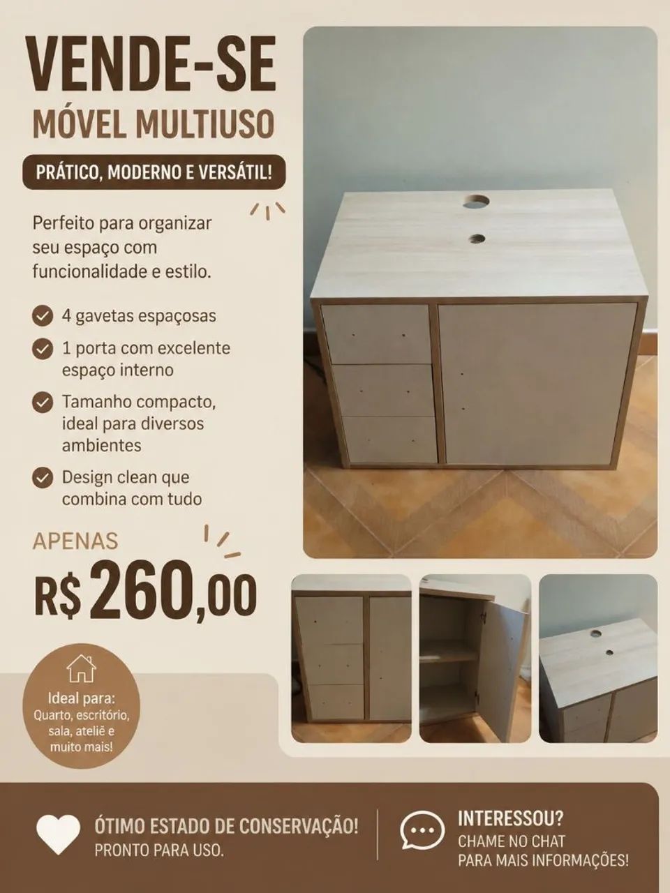 Armário de banheiro 