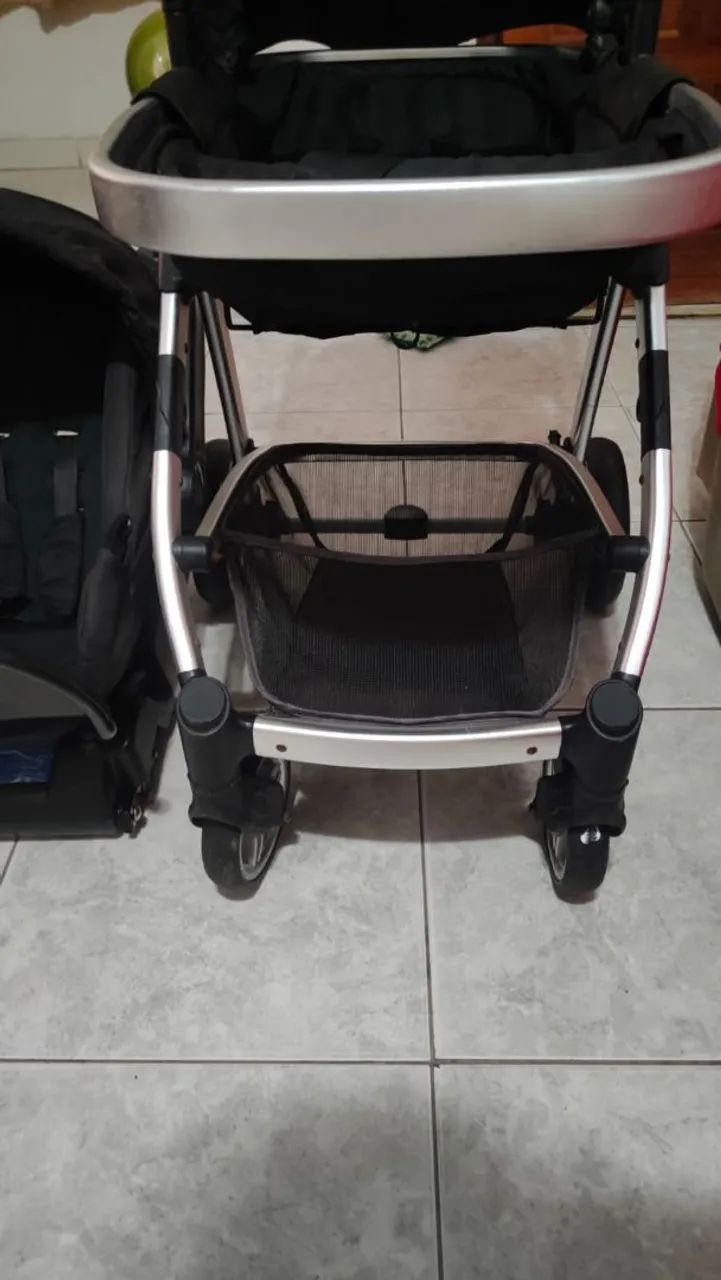 Carrinho Moises com bebê conforto com isofix - Foto 4