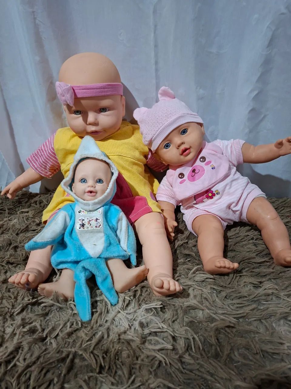 Kit 3 Bonecas Bebês  - Foto 5