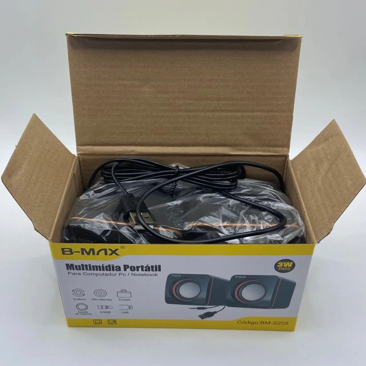Mini Caixa de Som Multimídia para PC/Notebook B-MAX BM-S205 - Foto 4