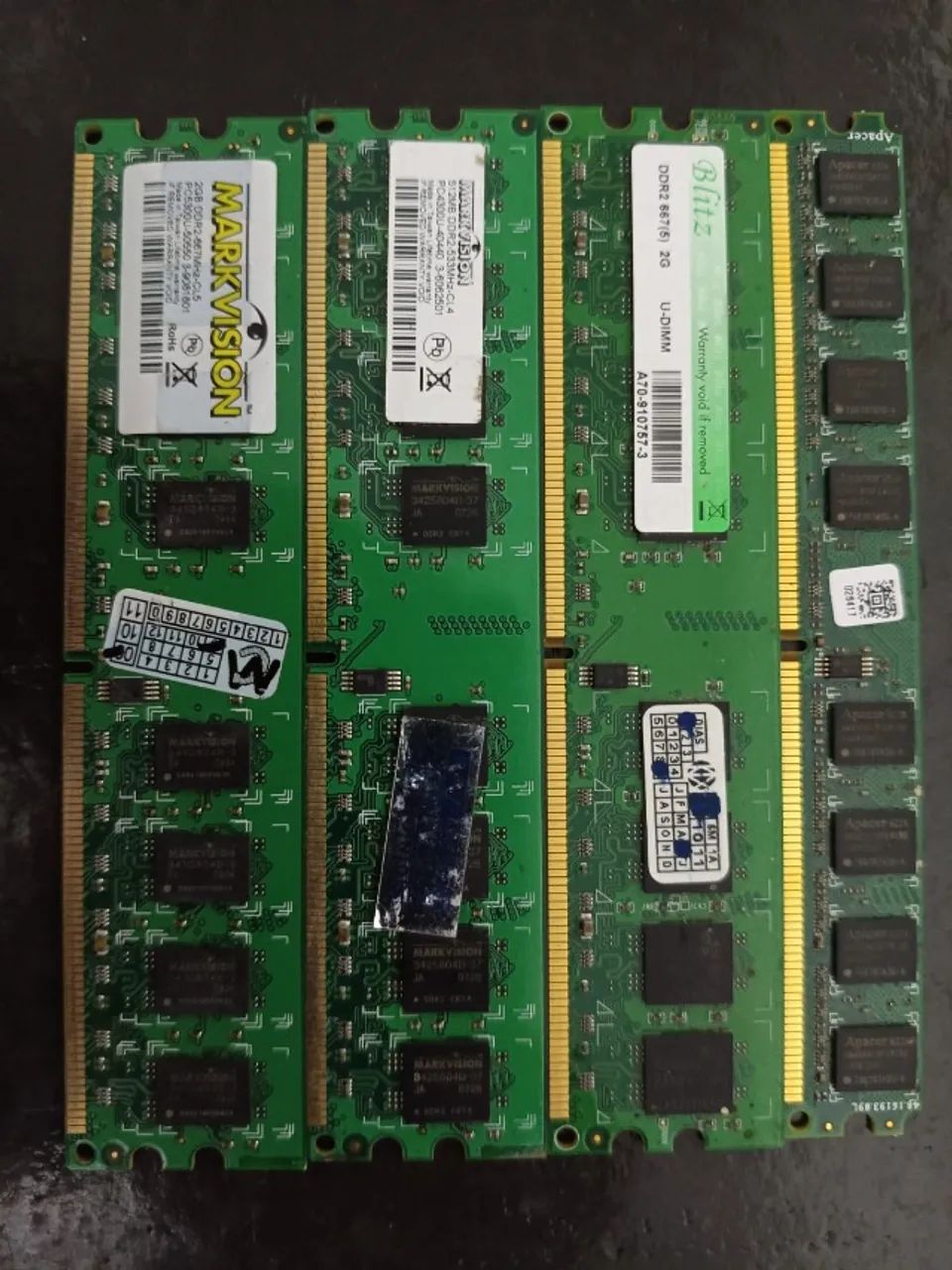 Memorias DDR2 2GB