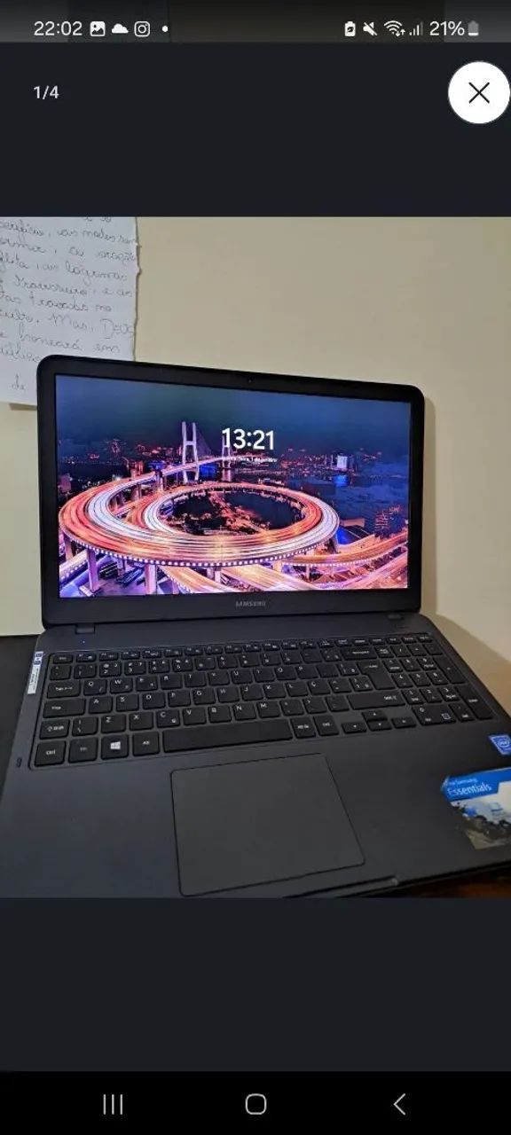 NOTEBOOK SAMSUNG FUNCIONANDO PERFEITAMENTE