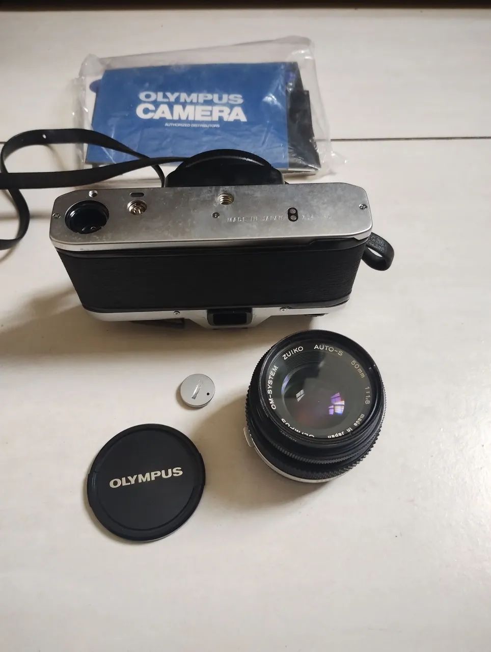 Máquina fotográfica Olympus OM10 ( ótimo estado de conservação) - Foto 4