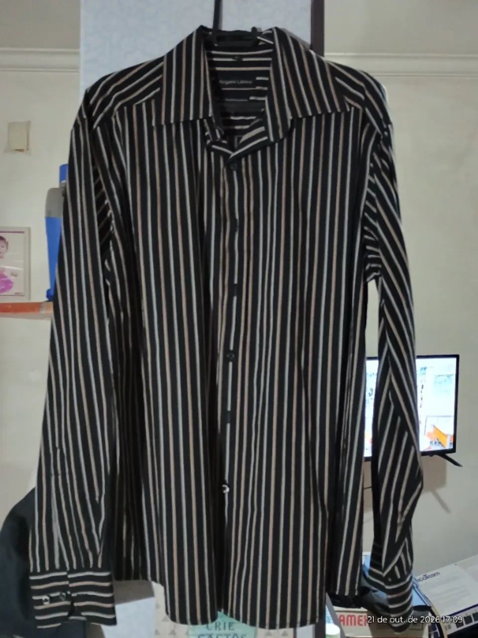 10 camisas manga comprida. 