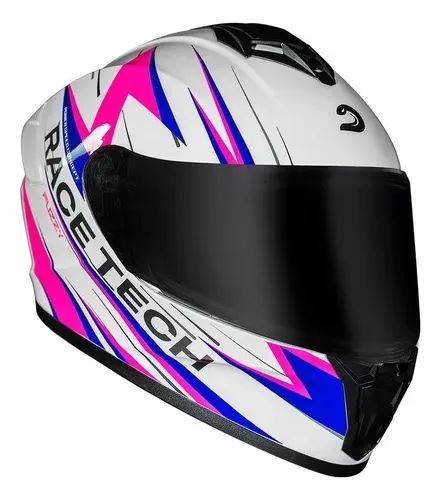 Capacete Race Tech Hit Fuzzy - 2 Viseiras - Foto 2