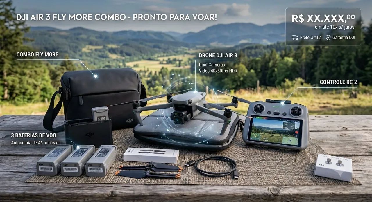 Drone DJI AIR 3 - Foto 2