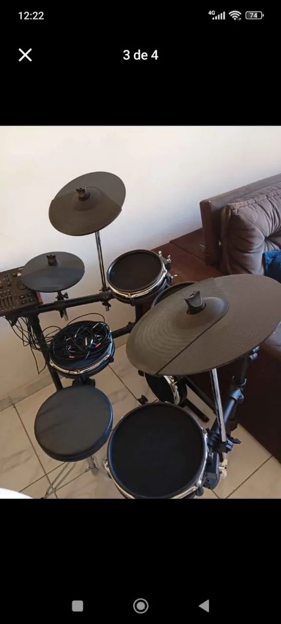 Bateria eletrônica e violão  - Foto 2