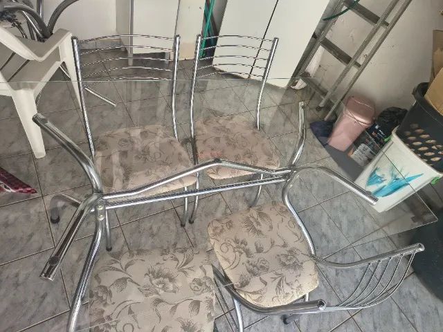Mesa de jantar de vidro - Foto 3