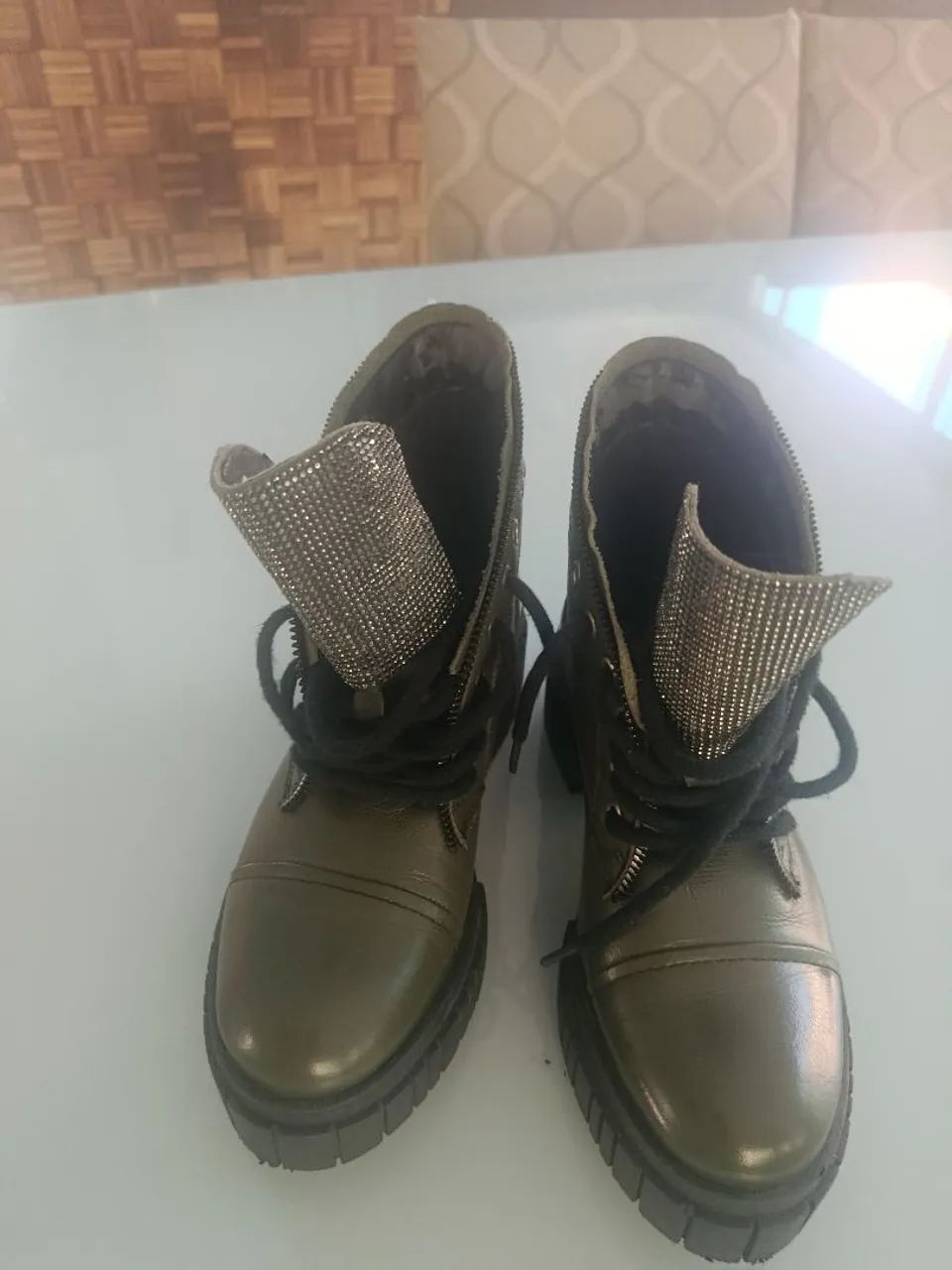 Bota coturno Couro - Foto 3