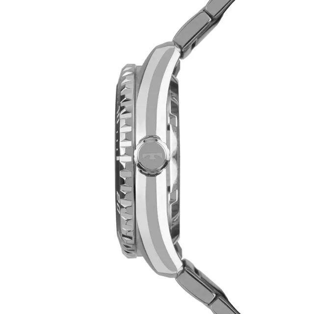 RELÓGIO TECHNOS MASCULINO  AUTOMÁTICO DIVER PRATA - Foto 3