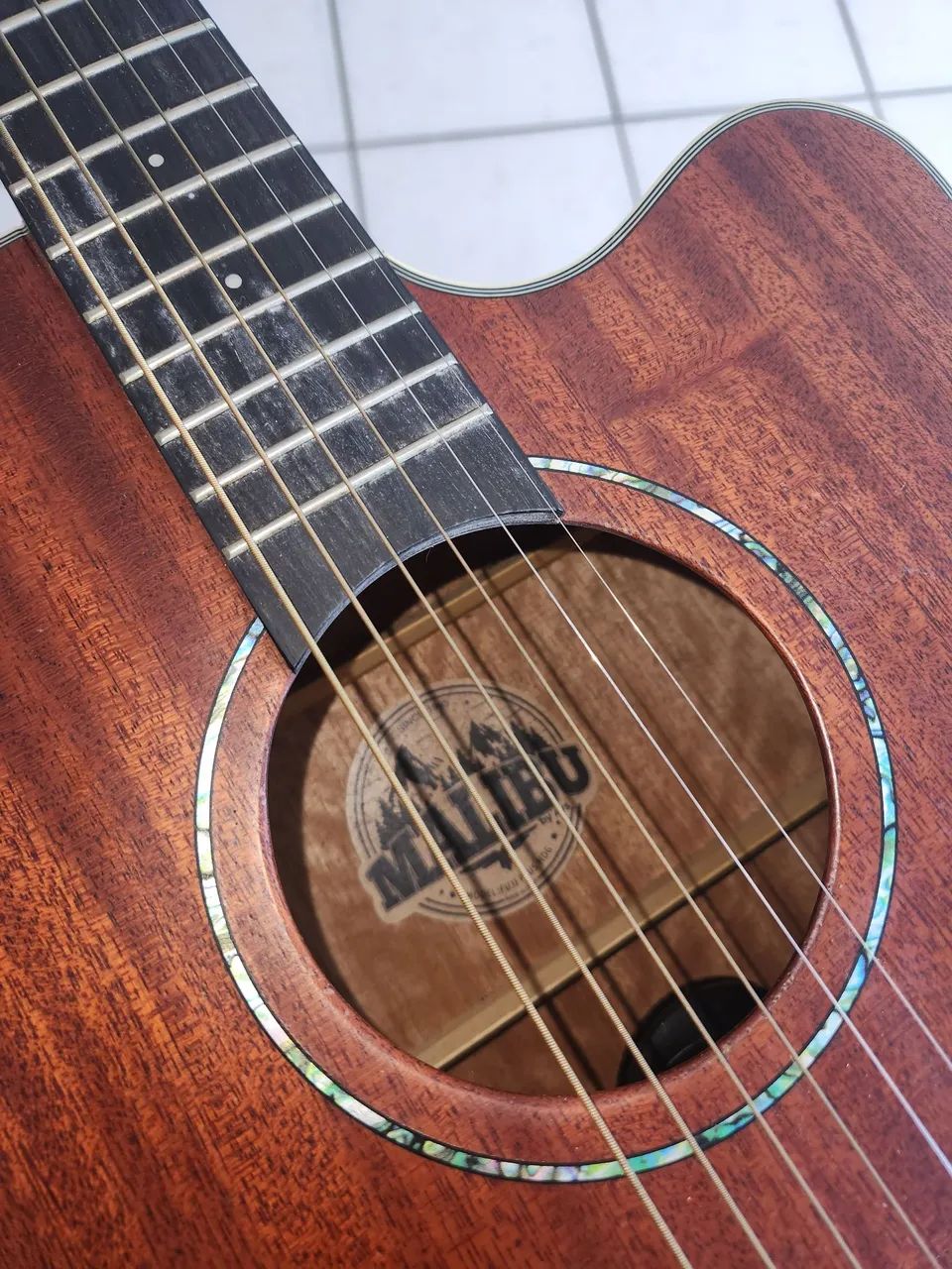 Vendo Violão Malibu Efeitos Com Capa - Foto 2