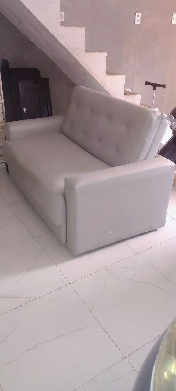 Sofá cama de couro  - Foto 3