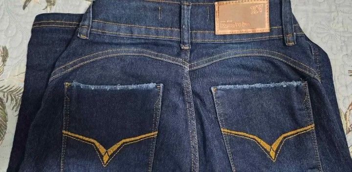 Calça jeans feminina KV - Foto 3