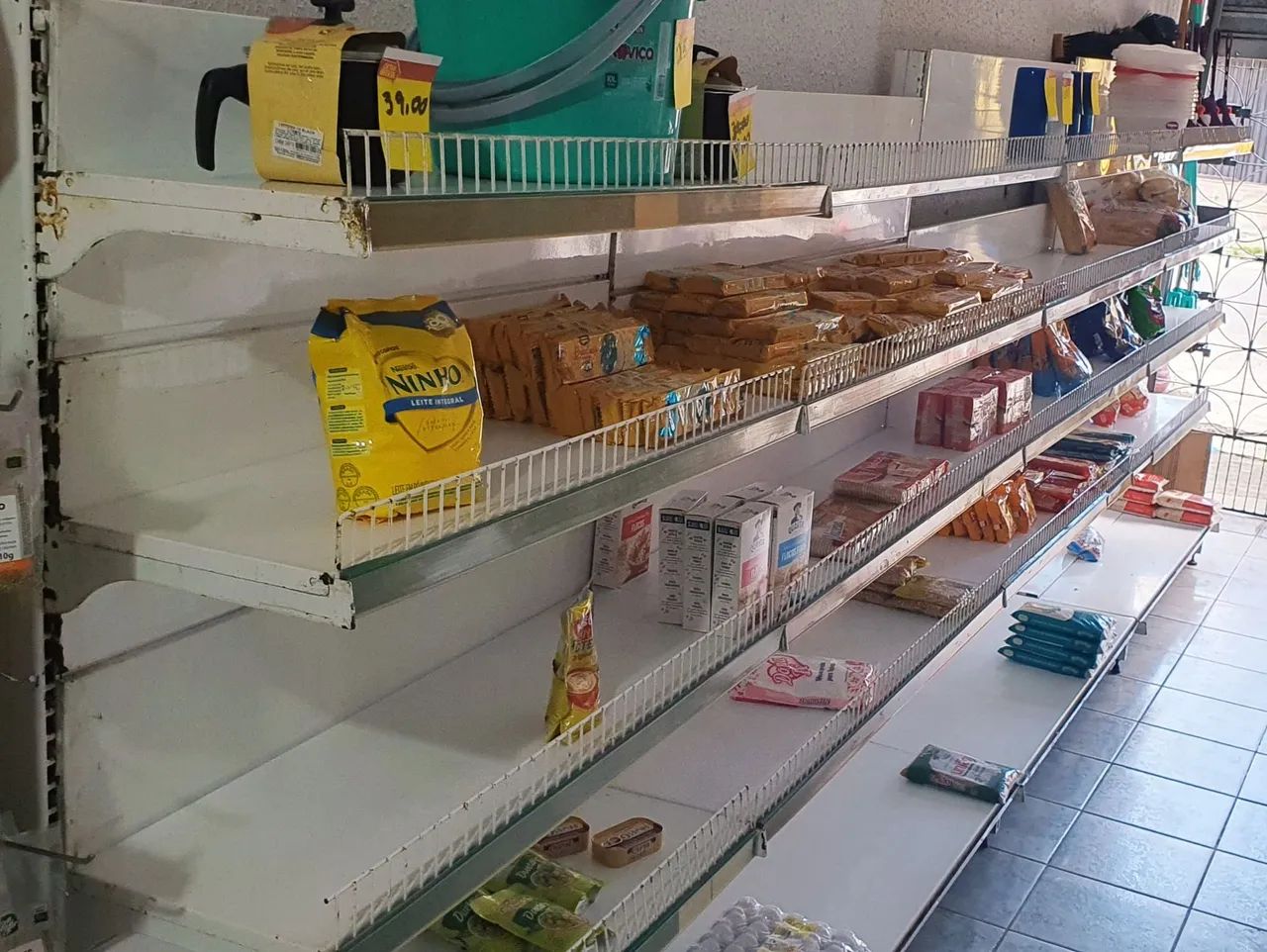 Conjunto de 4 Gôndolas de mercado 4,90 de largura total  - Foto 2