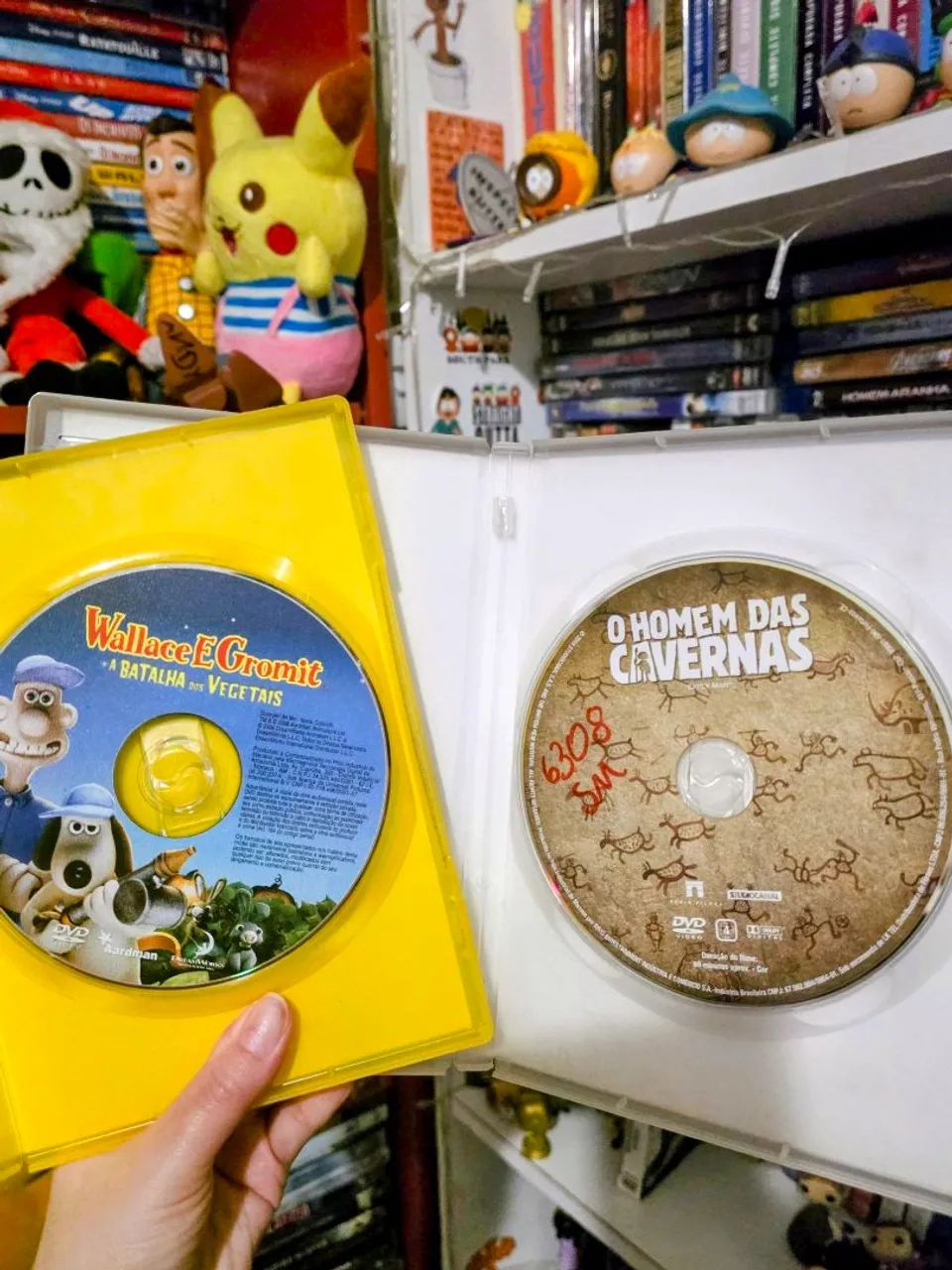 DVD Wallace e Gromit e DVD O Homem das Cavernas - Foto 4