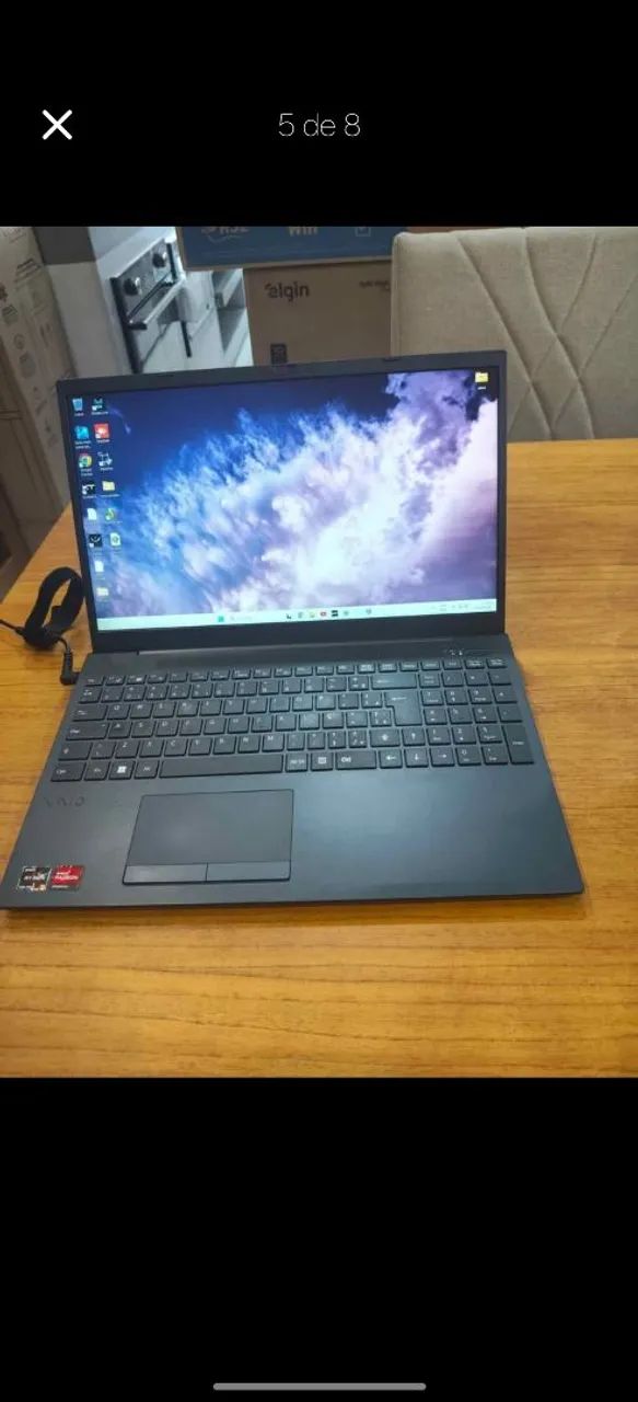 Vendo Notebook Vaio Fe16 AMD Ryzen5 16gb de Ram e 512 de memória interna.  - Foto 3