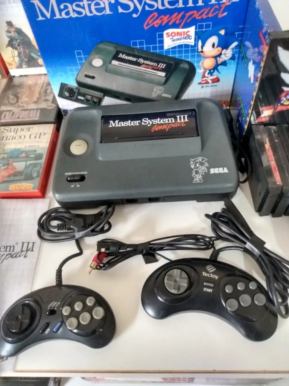 master system 3 original completo mais jogos - Foto 4