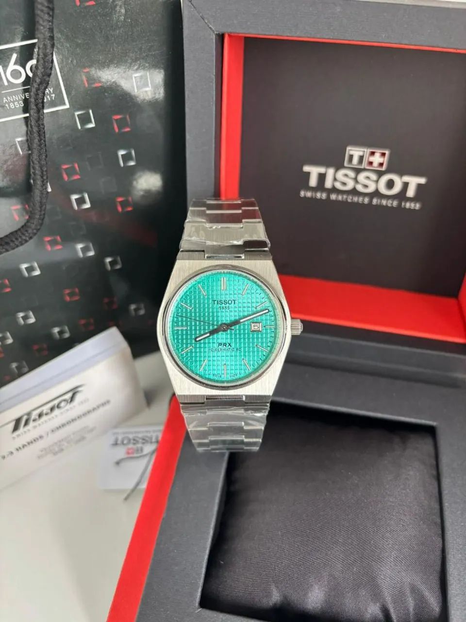 Relógio Estilo Tissot Powermatic 80 Automático em Aço 904L - Foto 3