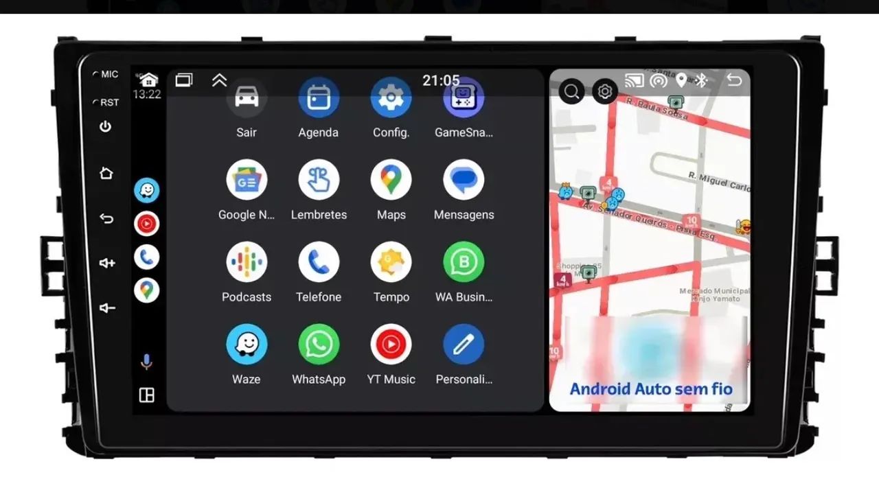 Multimidia T-cross Sense Até 2023 Ram - 32gb Tela 9p - Peças para