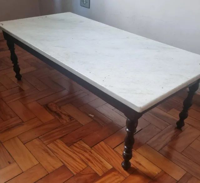 3 mesas laterais com tampo de mármore - Foto 2