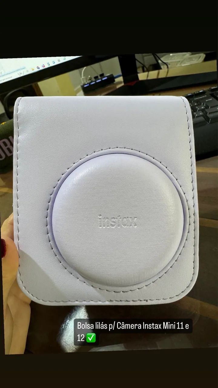 Bolsa para Câmera Instax Mini 12 - Lilás  - Foto 2
