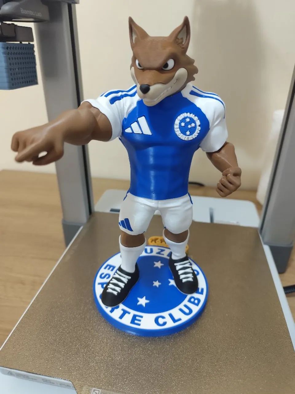 Mascote do Cruzeiro impresso em 3D - Foto 2