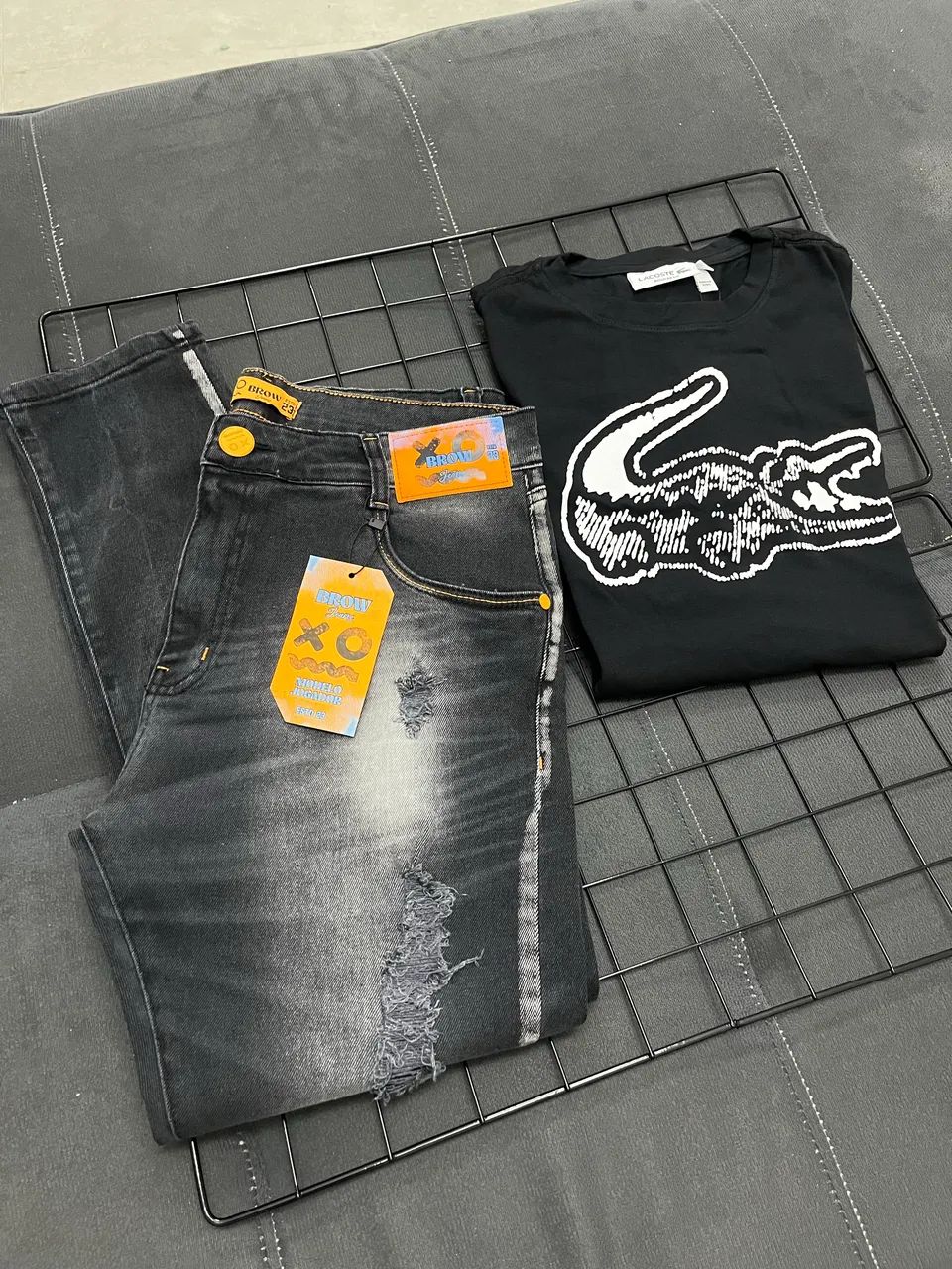 KIT BROW JEANS E LACOSTE - Foto 2