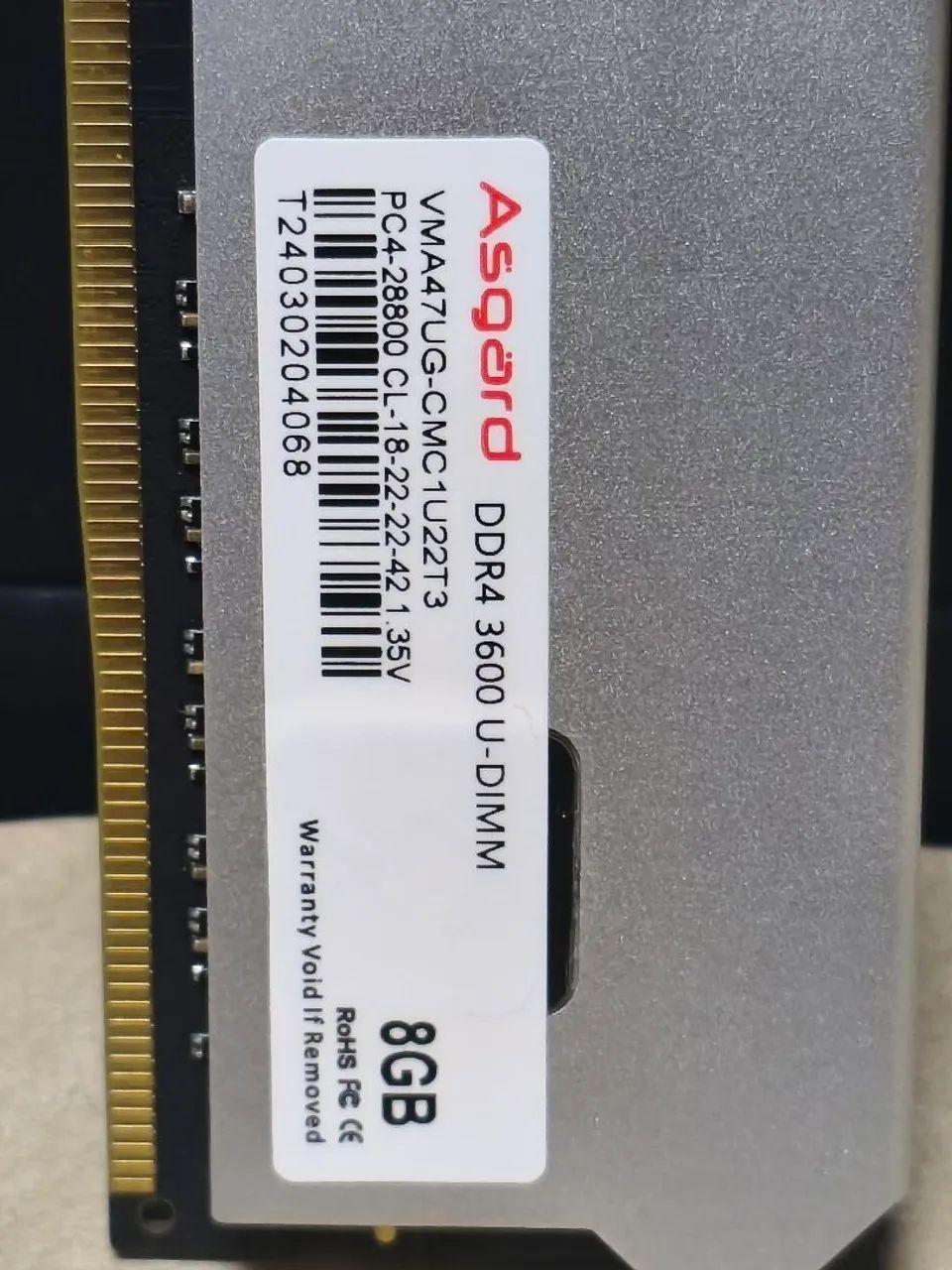 Memória ram ASGARD 2X8 3600mhz - Foto 4